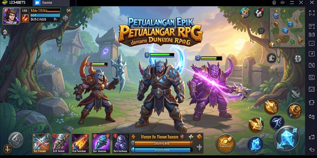 Gameplay RPG yang mendebarkan dan penuh strategi dalam 1234BETS.