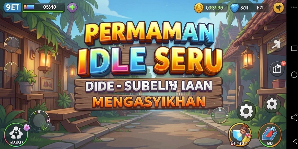 Tampilan gameplay 9ET yang menenangkan dan menarik.