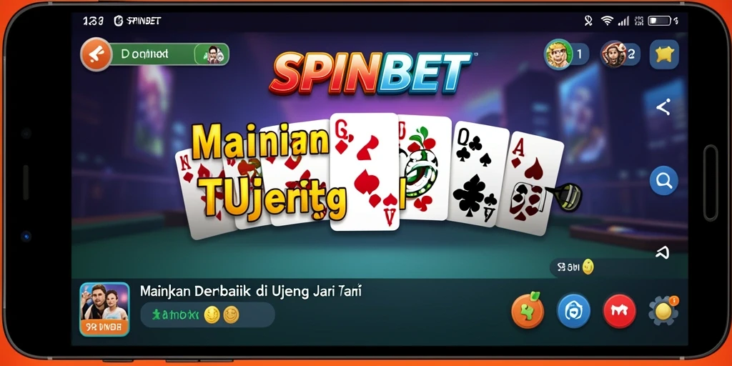 Tampilan gameplay menarik dalam permainan Domino SPINBET.